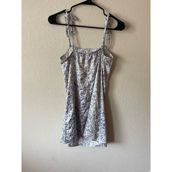 Live to be Spoiled Juniors Bodycon Floral‎ Strapped Short Size Small Blue Dress - Picture 3 of 3